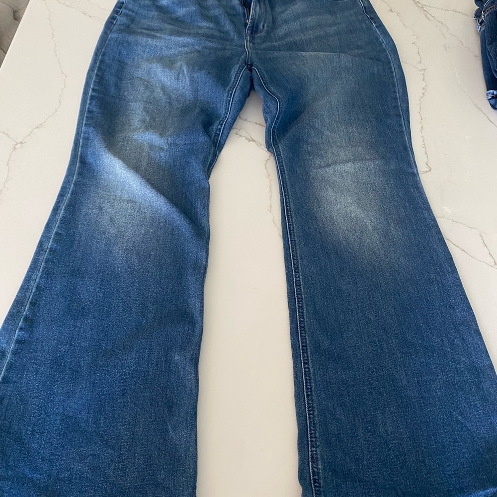 Old Navy Dark Blue Flare Jeans